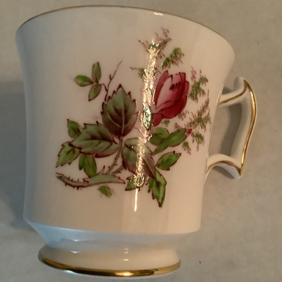 Royal Chelsea Bone China Teacup & Saucer Moss Ross - Picture 7 of 13